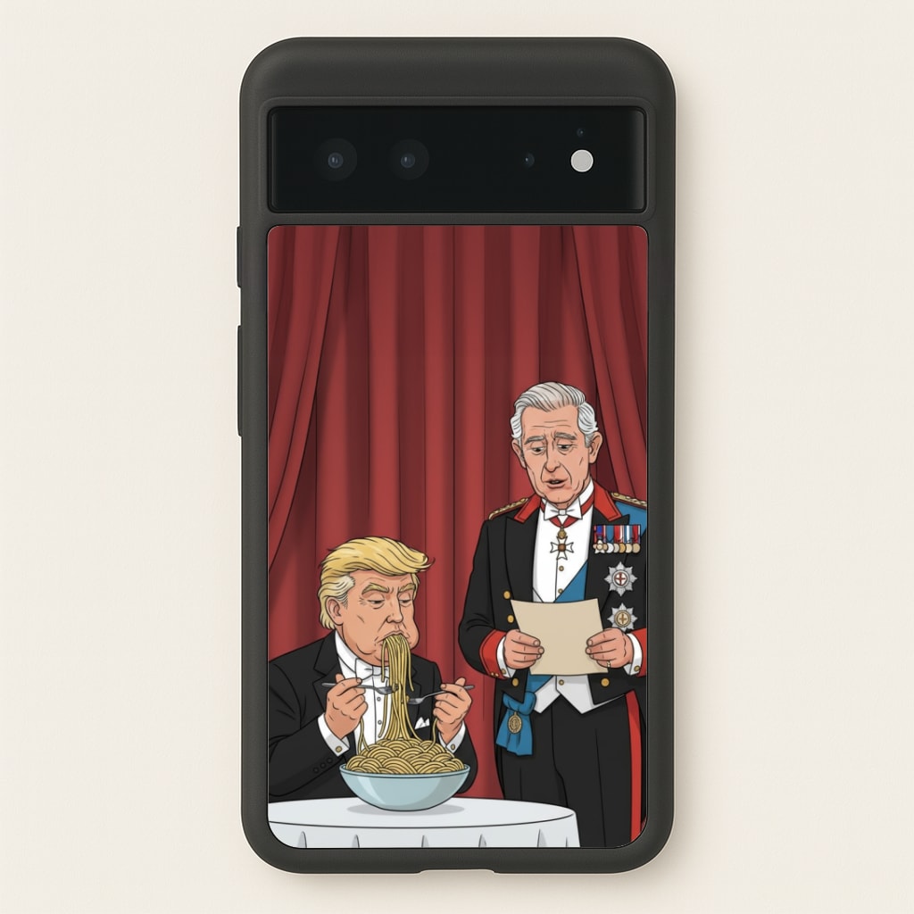 Charles & Donald's Spaghetti Google Pixel 6 Case