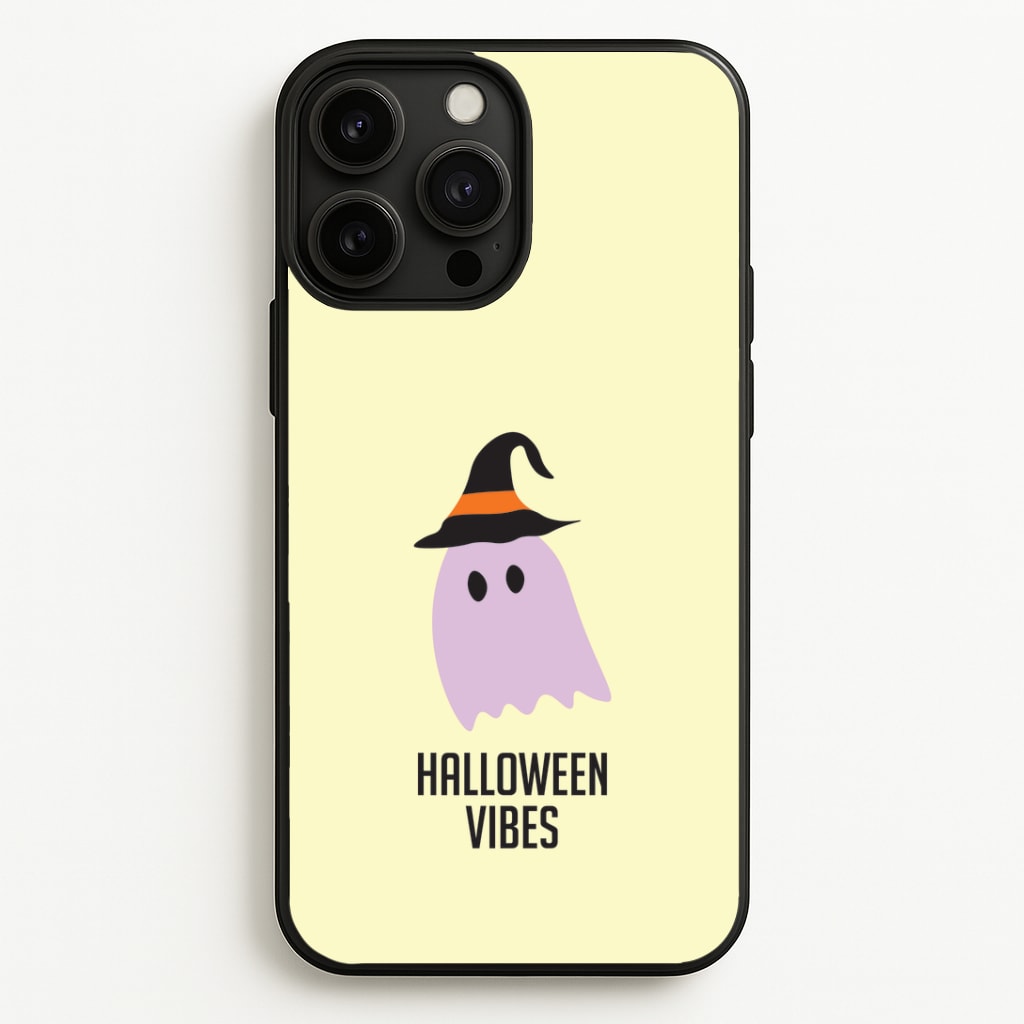 Purple Ghost Halloween Vibes iPhone 13 Pro Max Case