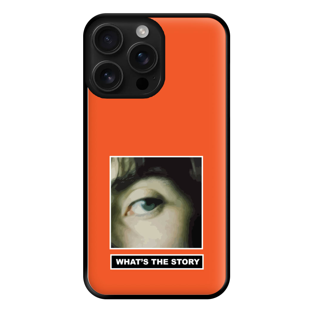 What's The Story Orange iPhone 16 Pro Case