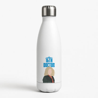 16th Doctor Billie White Water Bottle