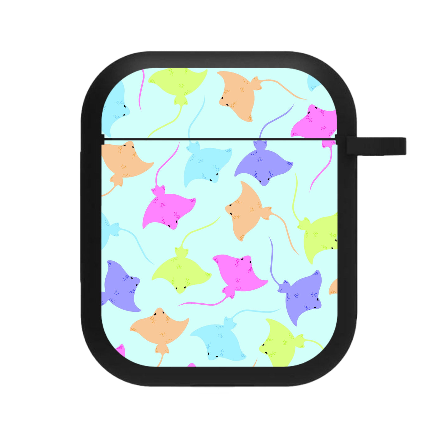 Multi Coloured Sting Ray Pattern - Sealife AirPods Case