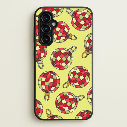 Disco Baubles Pattern Galaxy A54 Case