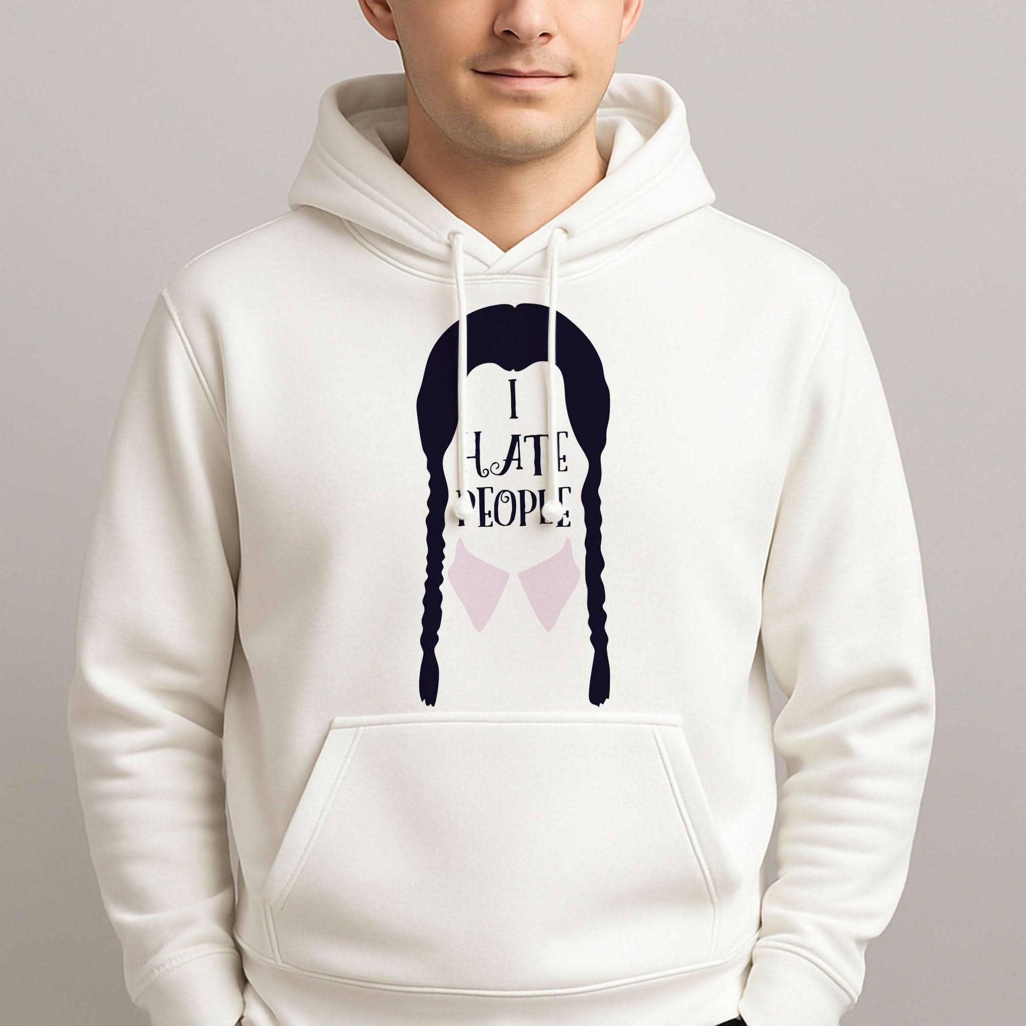 I Hate People Mens Hoodie