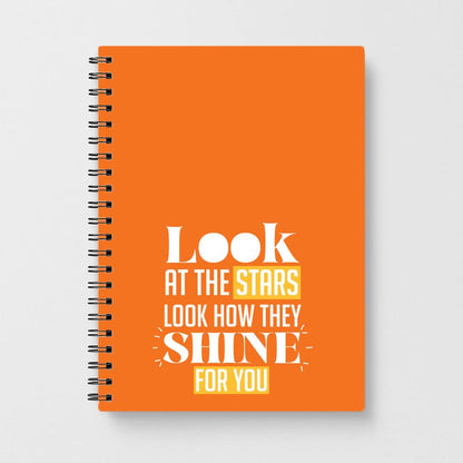 Look At The Stars Notebook