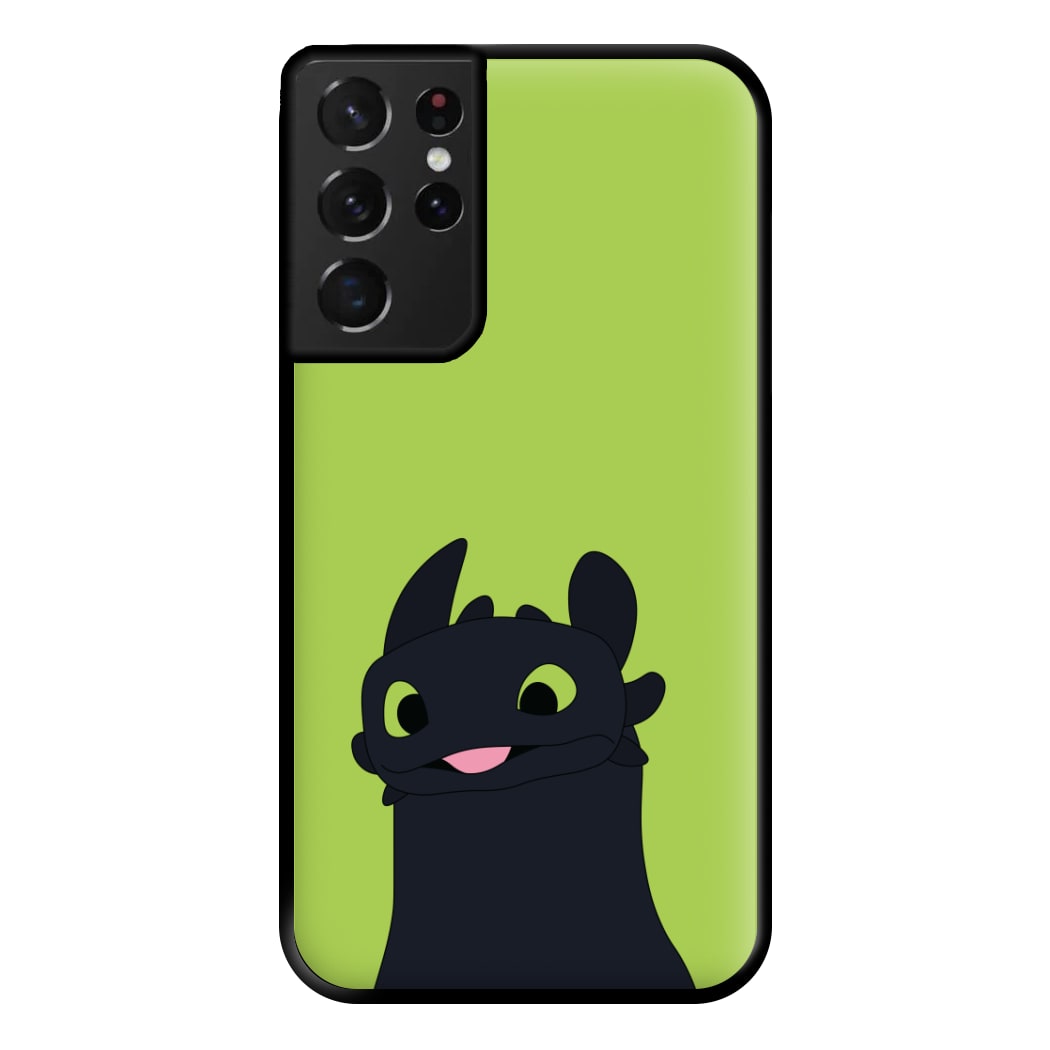 Black Fury Dragon Galaxy S21 Ultra Case