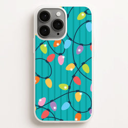 Funky Christmas Lights Pattern Phone Case for Apple iPhone, Samsung Galaxy, Huawei and Google Pixel