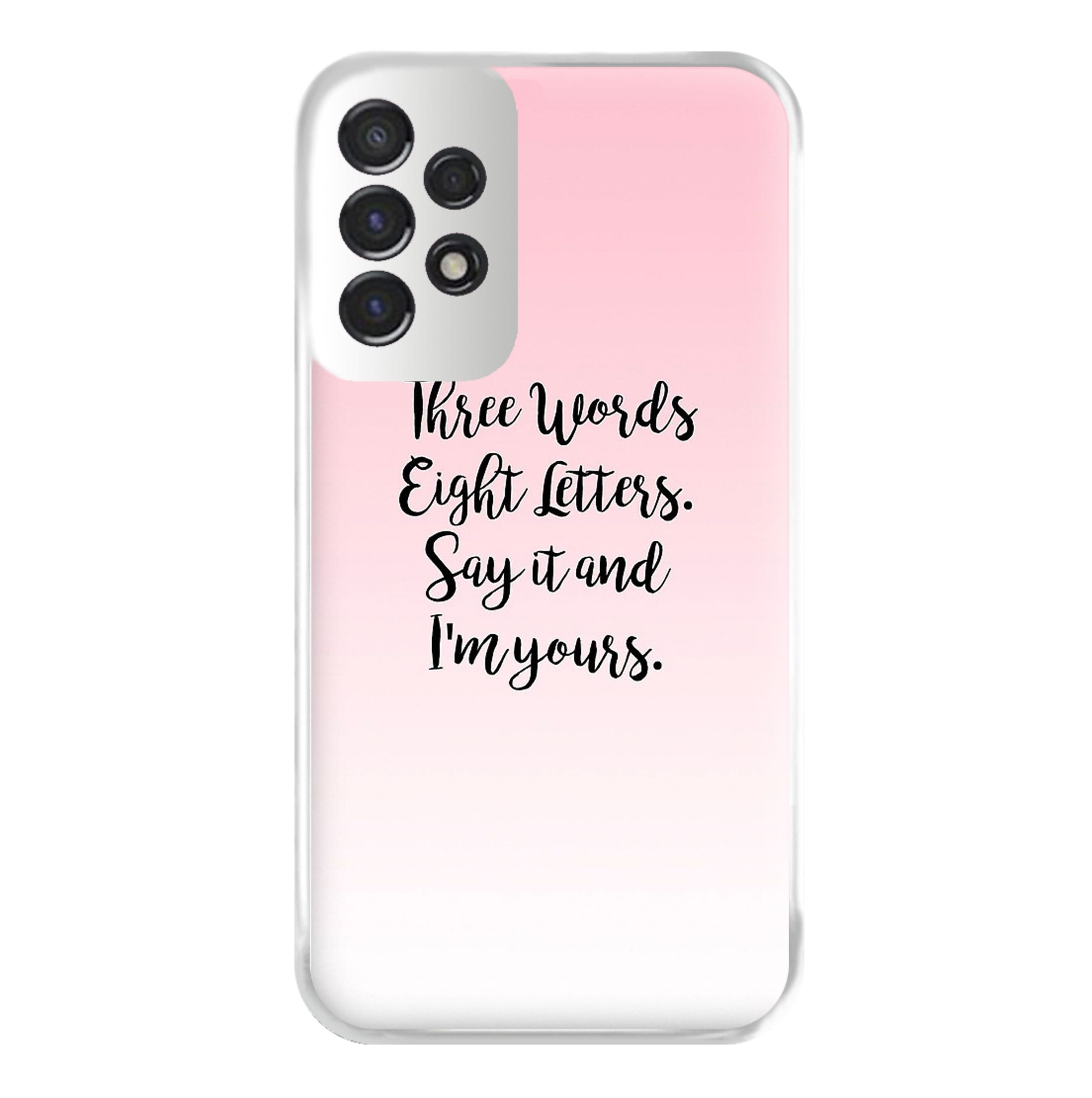 Three Words, Eight Letters - Gossip Phone Case