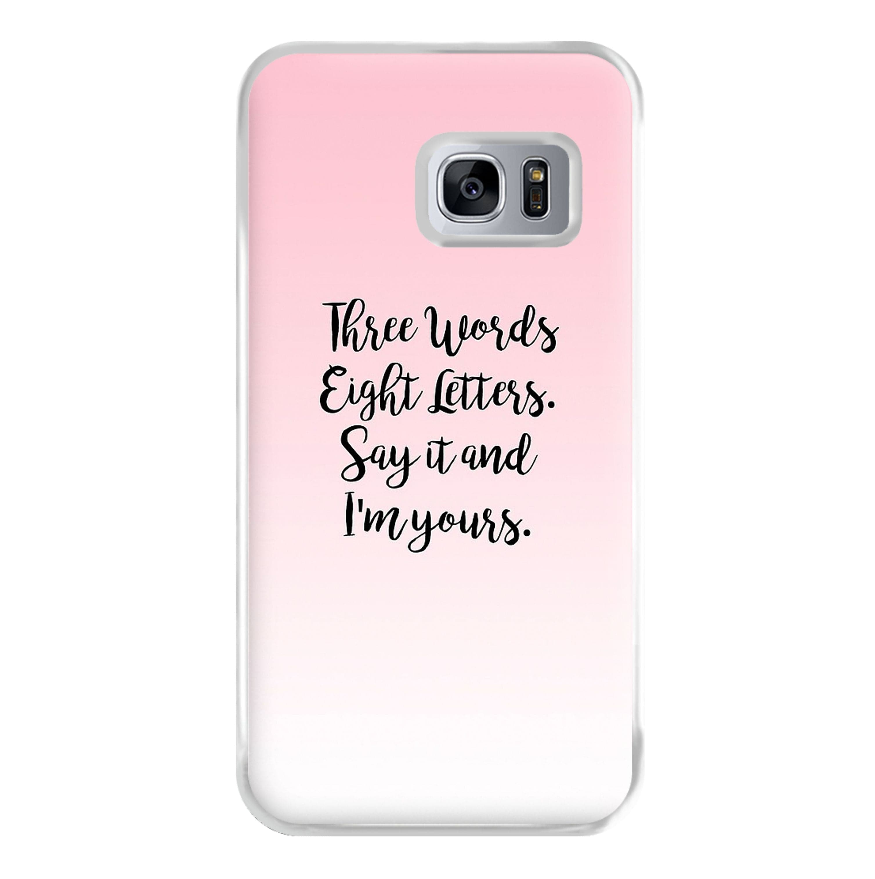 Three Words, Eight Letters - Gossip Phone Case