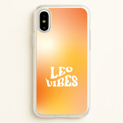 Leo Vibes Gradient Zodiac iPhone X / XS Case