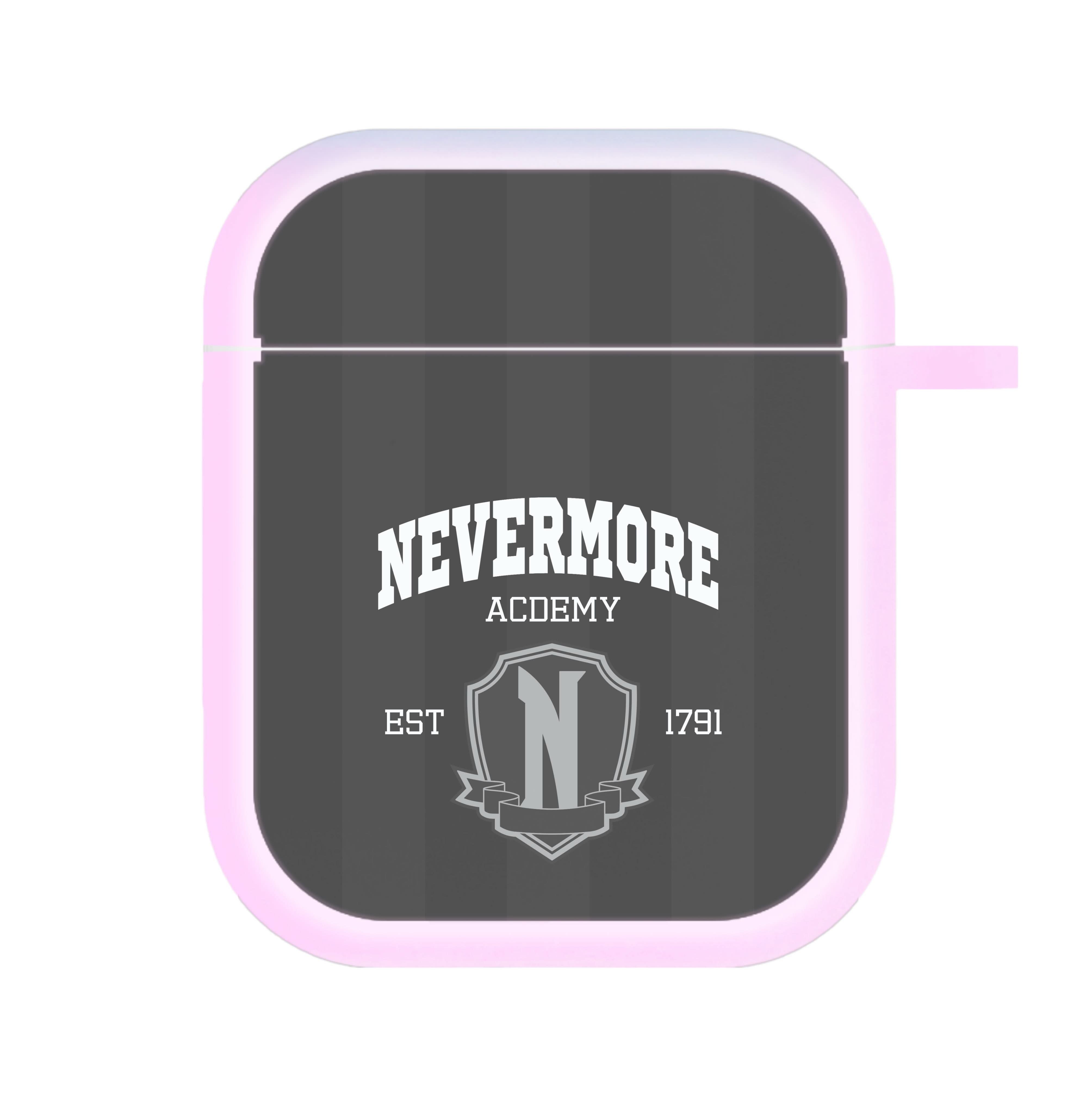 Addams Academy Gray AirPods Case