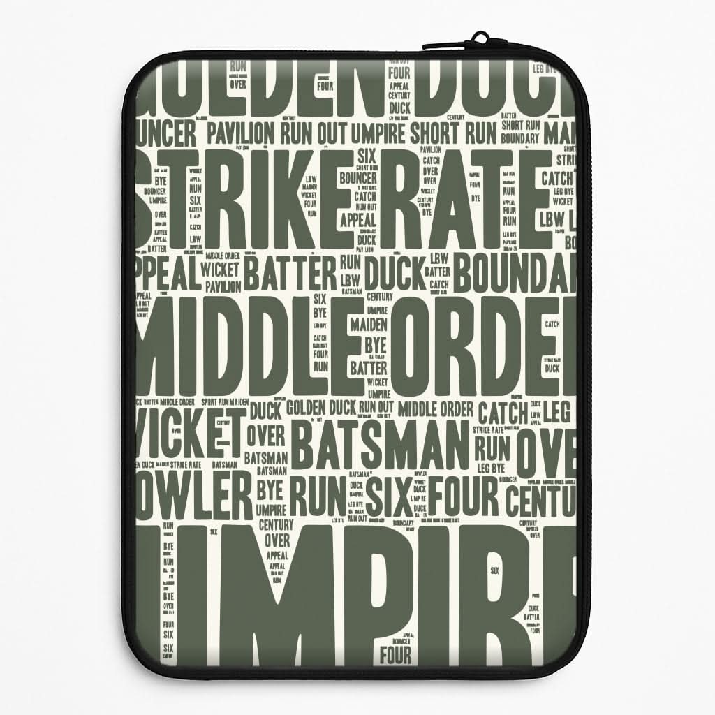 Cricket Wordscape Universal Laptop Sleeve