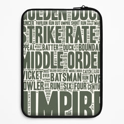 Cricket Wordscape Universal Laptop Sleeve