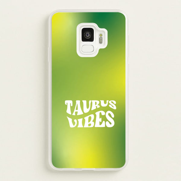 Taurus Vibes Gradient Zodiac Galaxy S9 Case