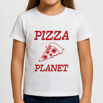Retro Pizza Planet  Girls T-Shirt