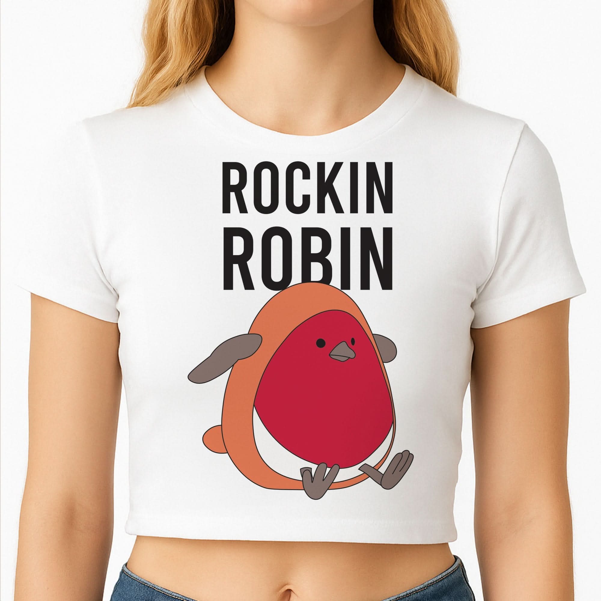 Rockin Robin Plush Crop Top