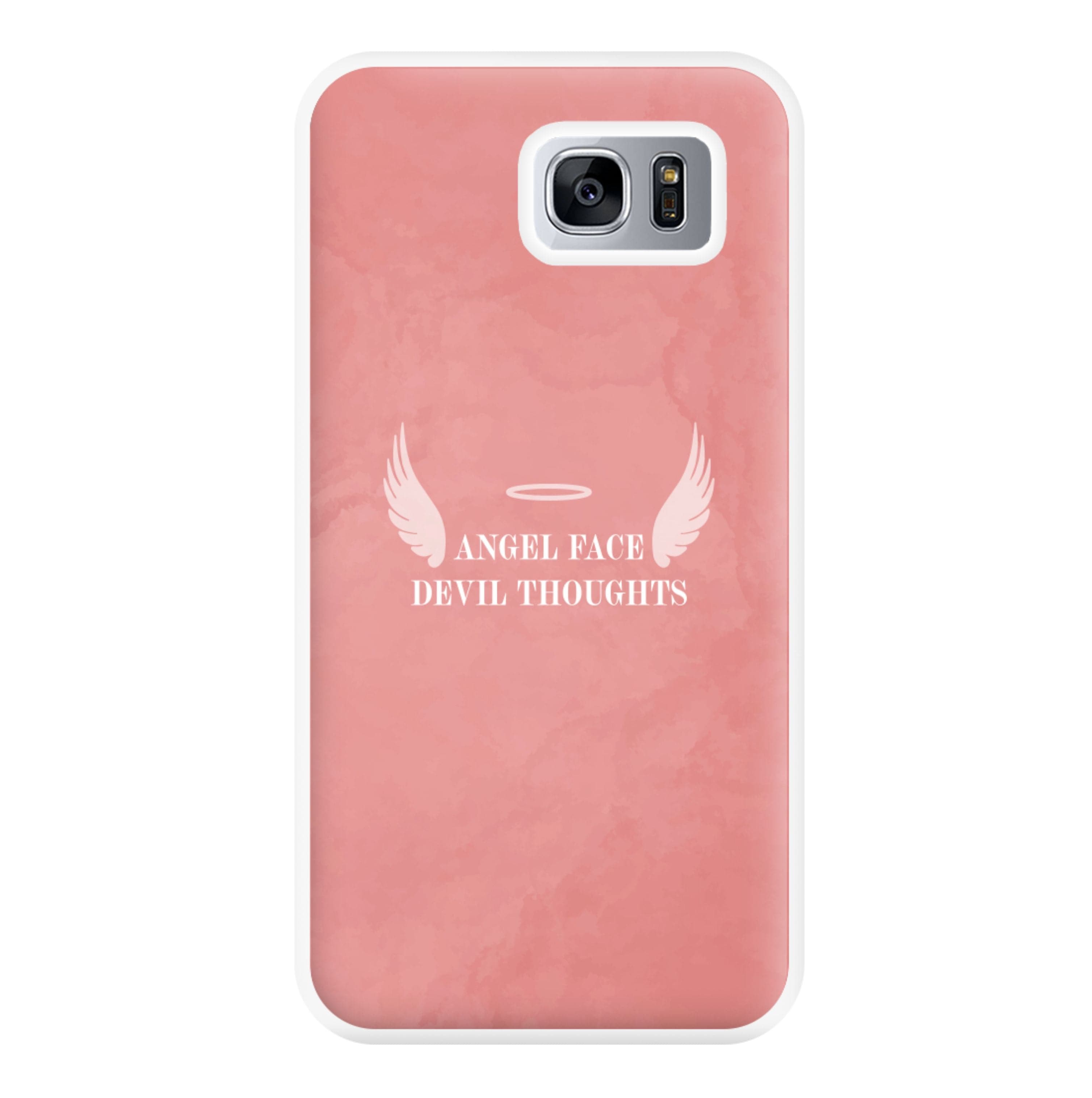 Angel Face Devil Thoughts Phone Case