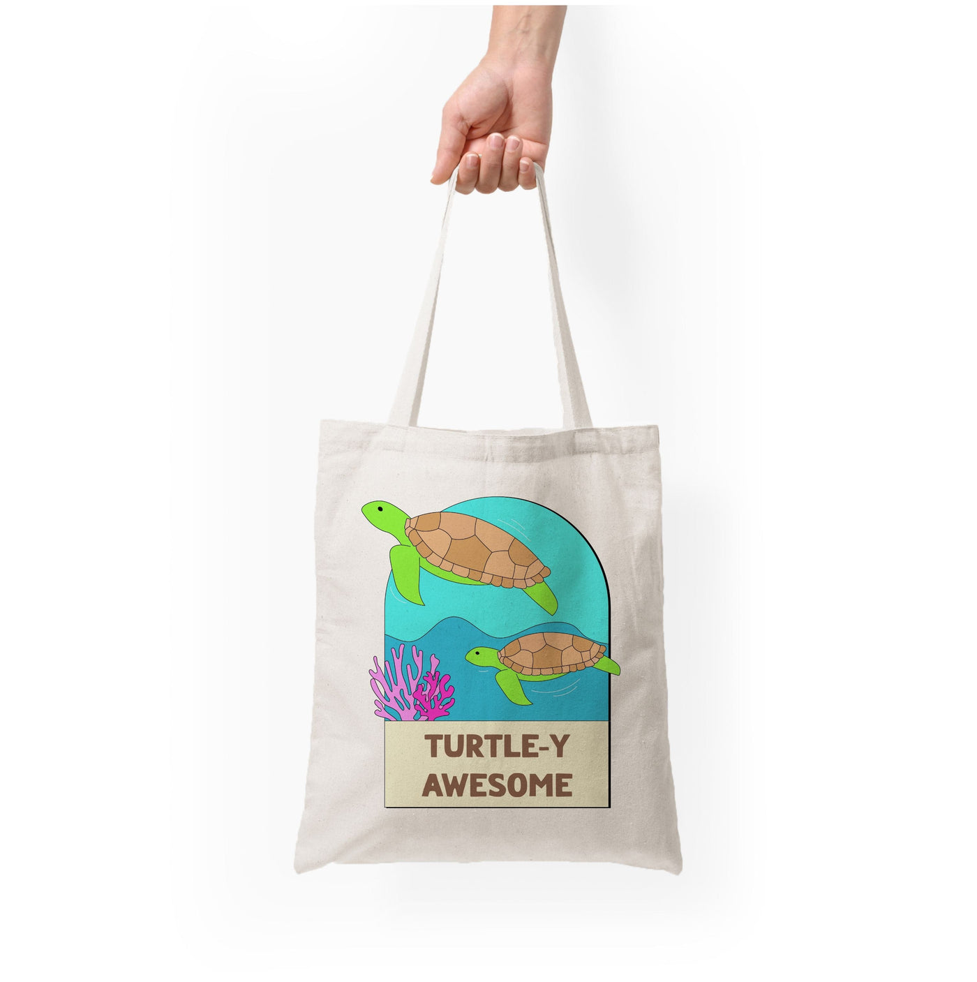 Turtle-y Awesome - Sealife Tote Bag