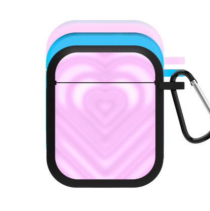 Drippy Love Heart Pink AirPods Case