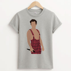 Harry Heart Jumpsuit Unisex Grey T-Shirt