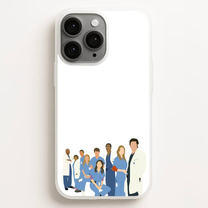 Cartoon Crew - Grey's Phone Case for iPhone, Samsung Galaxy and Google Pixel