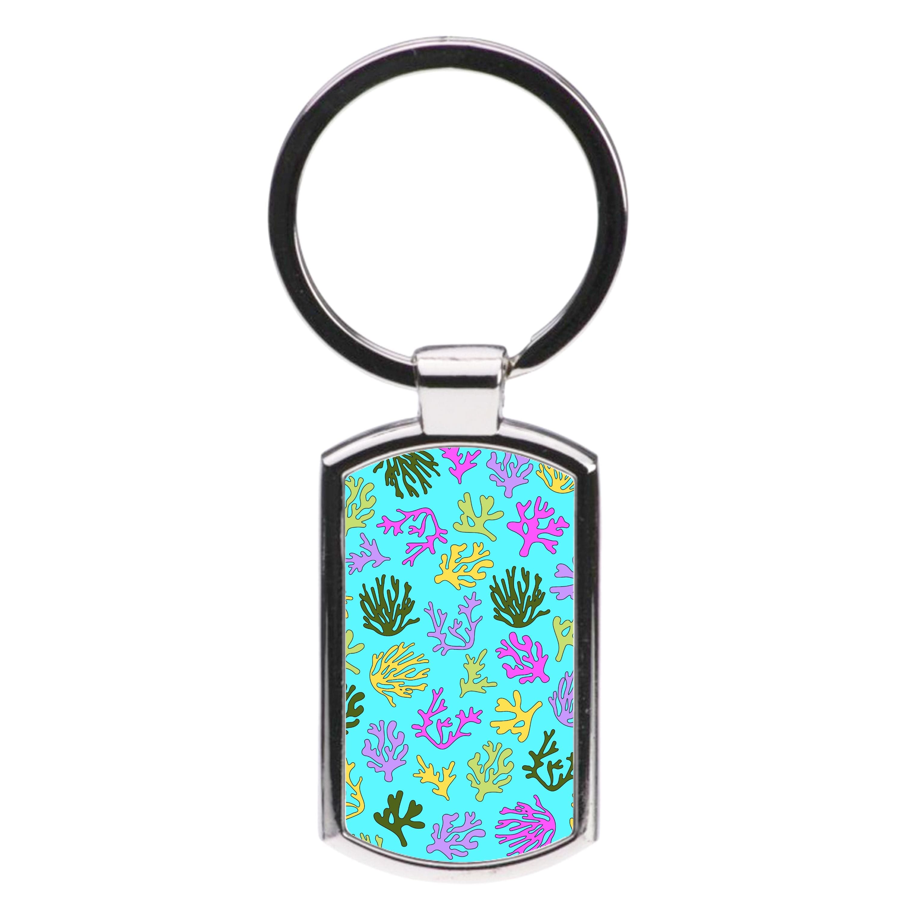 Coral Pattern - Sealife Luxury Keyring