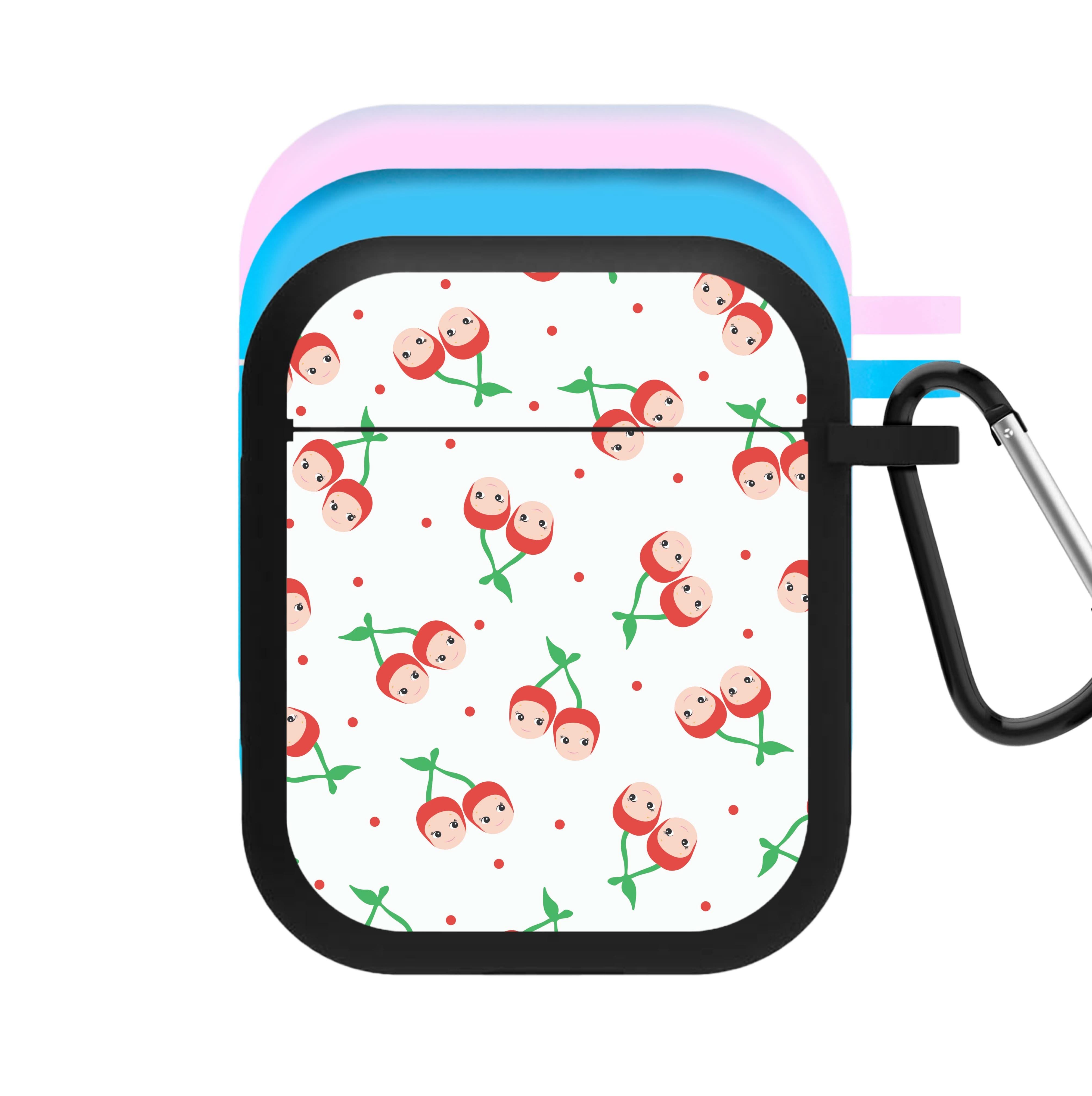 Cherry Angels Pattern AirPods Case