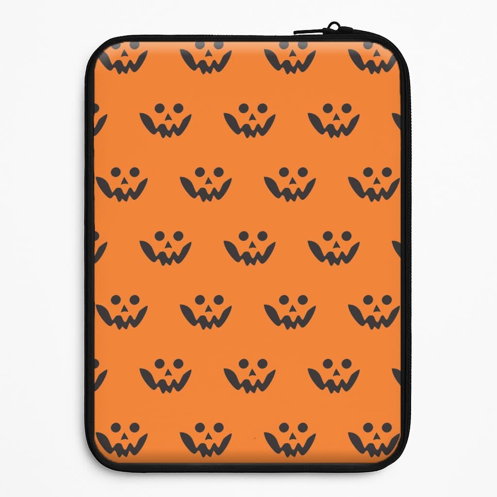 Carved Pumpkin Face Pattern Universal Laptop Sleeve