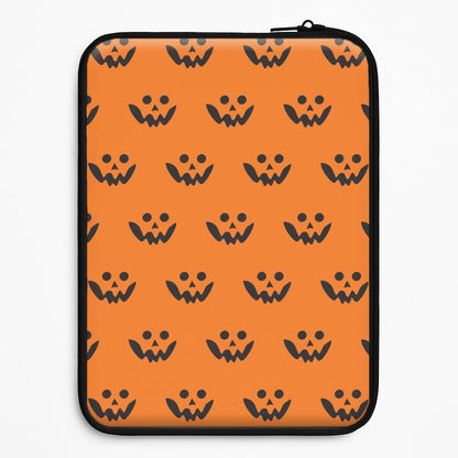 Carved Pumpkin Face Pattern Universal Laptop Sleeve