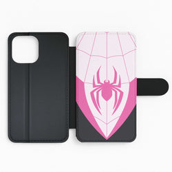 Pink And Black Spider Costume Flip Phone Case