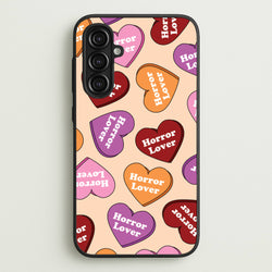 Horror Lover Hearts Pattern Galaxy A16 Case