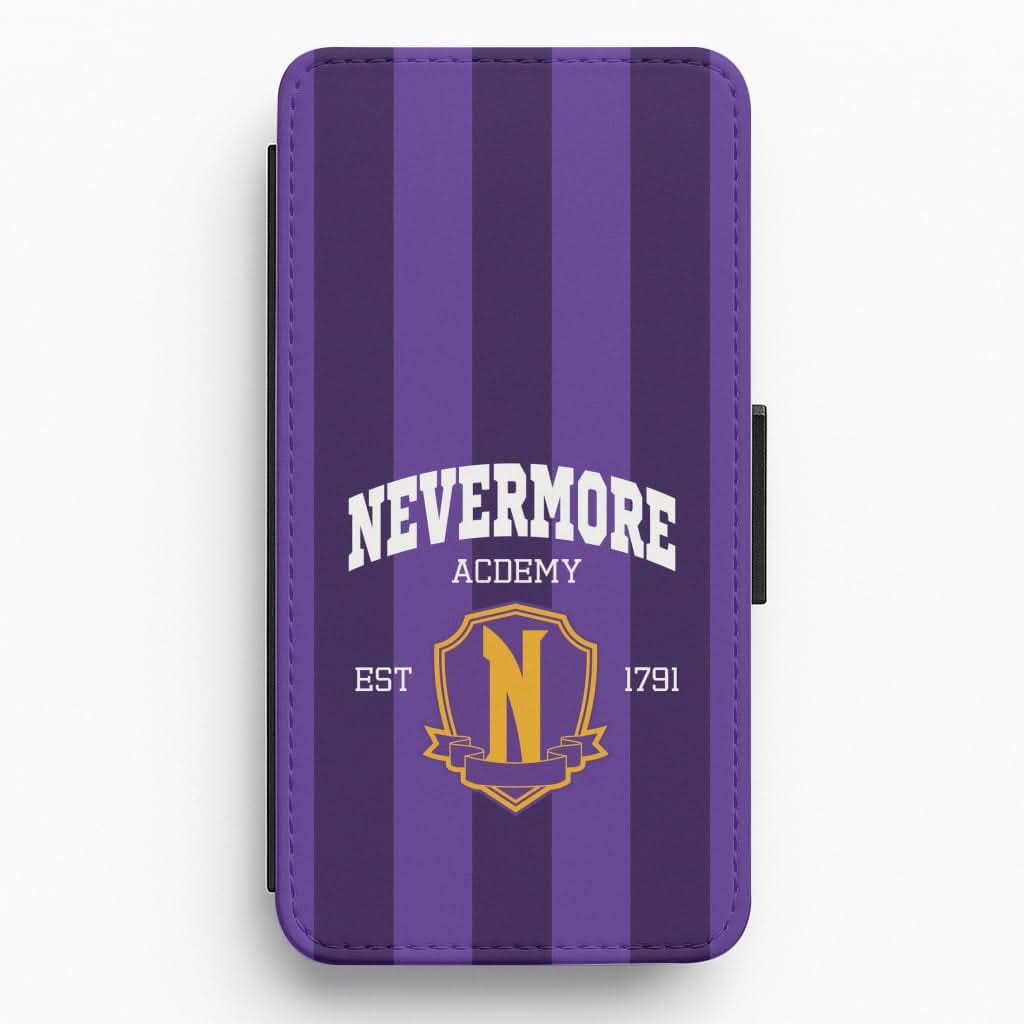 Addams Academy Purple Flip / Wallet Phone Case