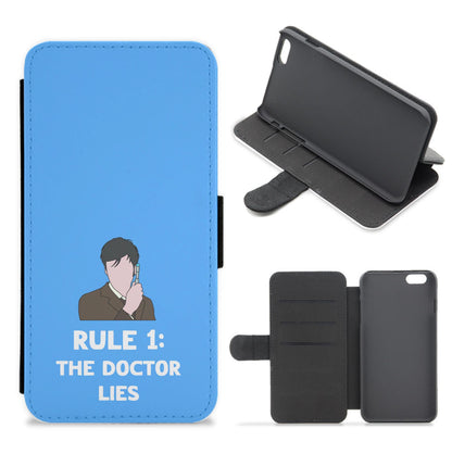 Rule 1: The Doctor Who Lies Flip / Wallet Phone Case