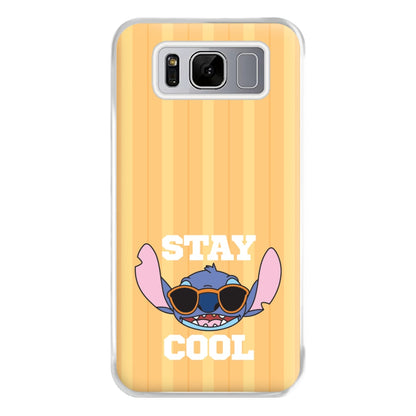 Stay Cool Blue Alien Galaxy S8 Case