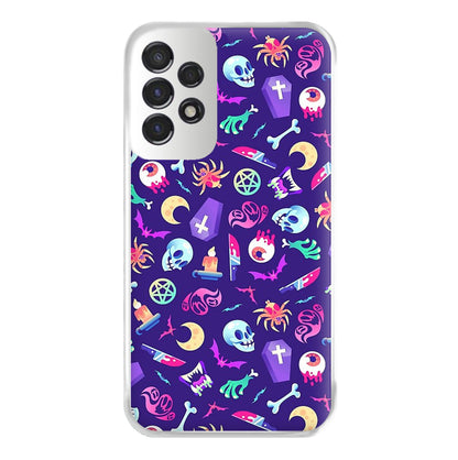 Horroriffic Halloween Pattern Phone Case