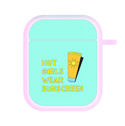 Hot Girls Wear Sunscreen - Summer AirPods Case