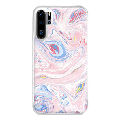 Pink Marble Swirl Phone Case