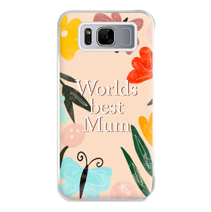 Worlds Best Mum - Floral Mother's Day Phone Case