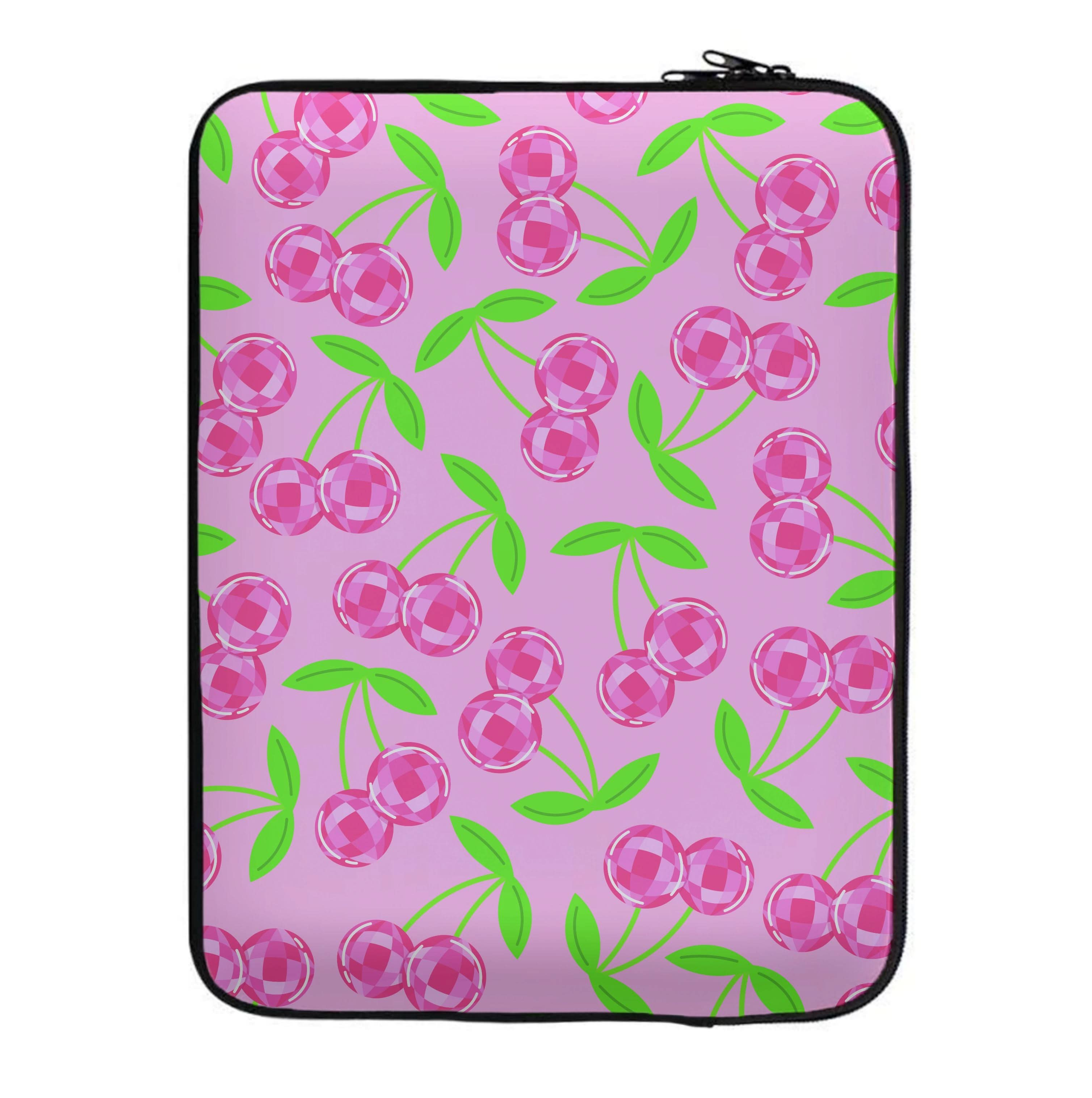 Disco Cherries Pattern Laptop Sleeve