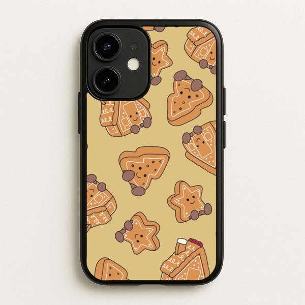 Gingerbread Plushies Pattern iPhone 12 Mini Case