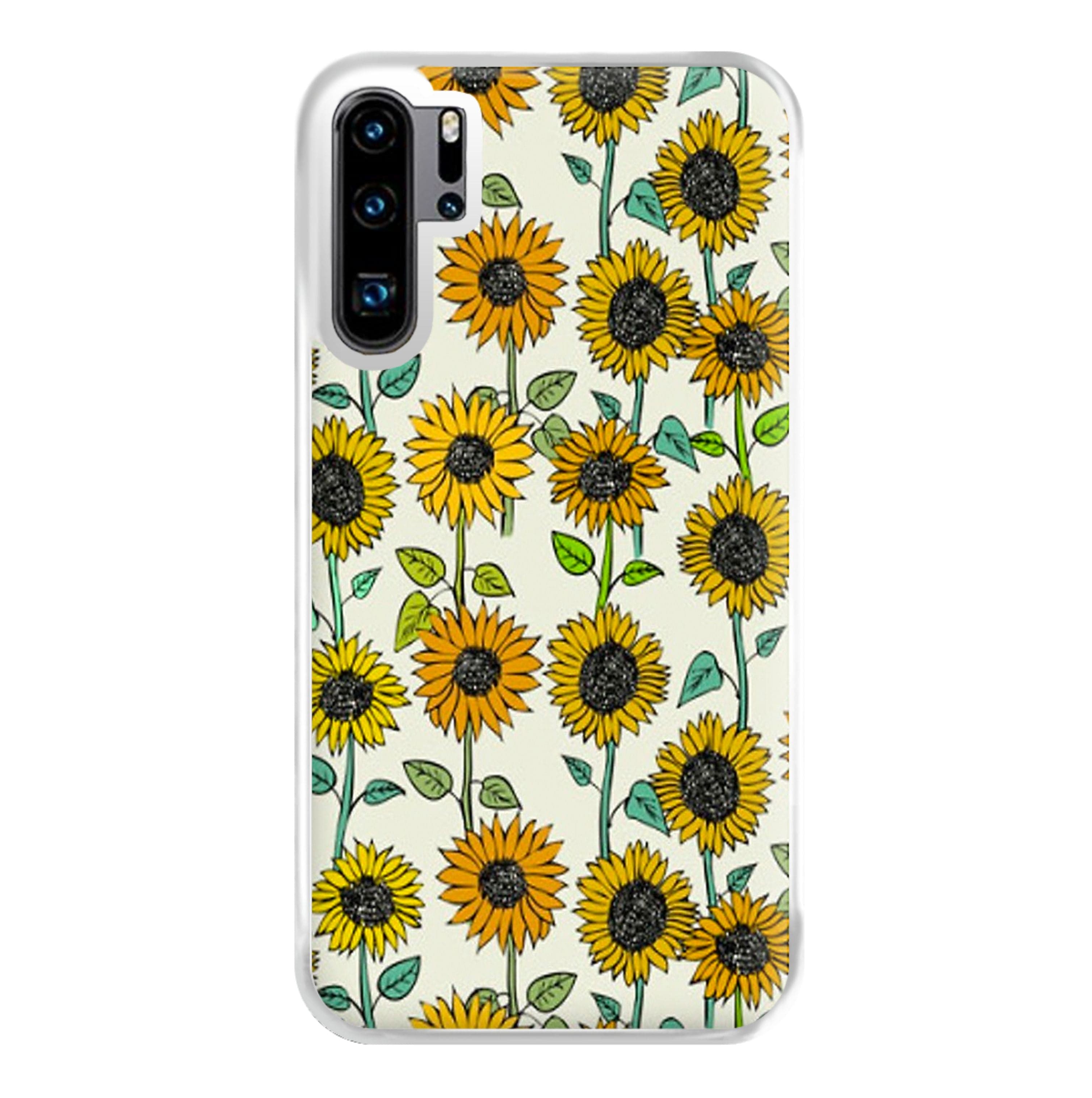 Painted Sunflowers Phone Case