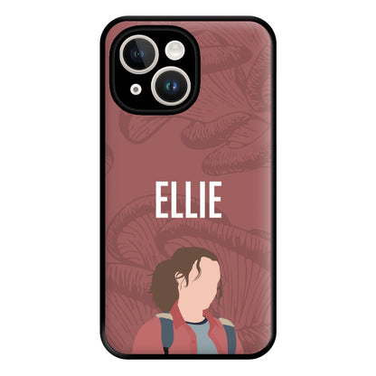 Ellie Mushroom Pattern iPhone 14 Plus Case