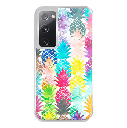 Watercolour Pineapple Pattern Phone Case