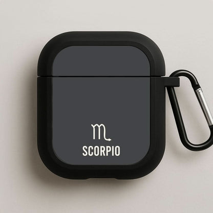 Scorpio Pastel Zodiac Black AirPods Case