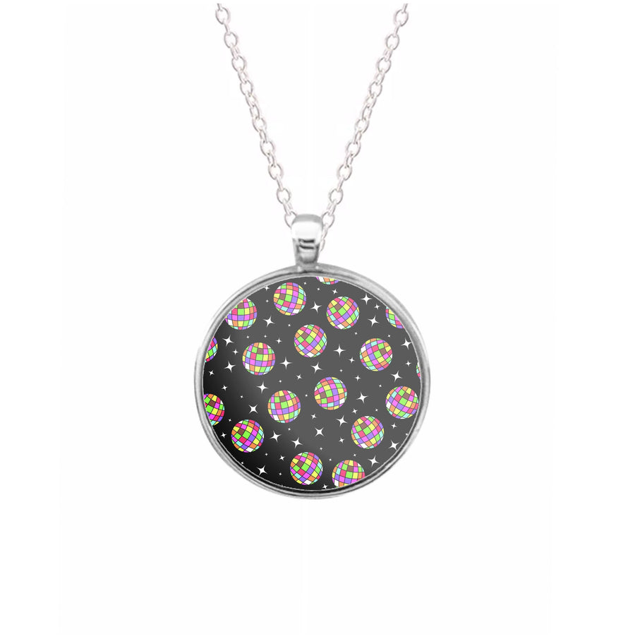 Rainbow Discoballs Necklace