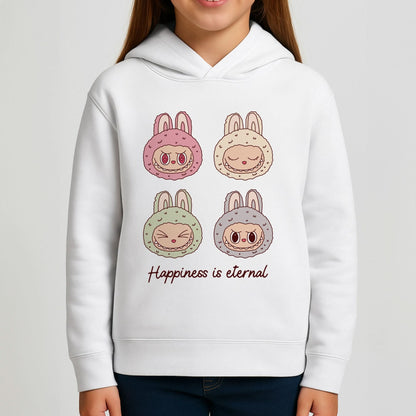 Happiness Is Eternal Monsters Girls Hoodie