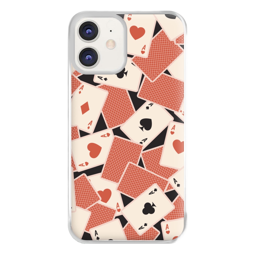 Playing Cards Collage Pattern iPhone 11 Case