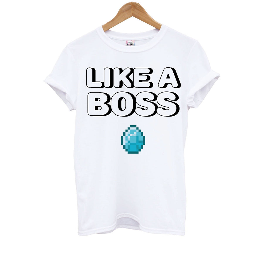 Like A Boss Kids T-Shirt