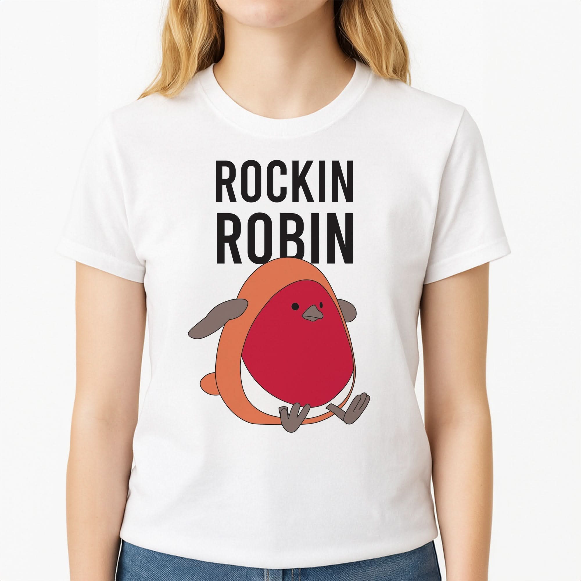 Rockin Robin Plush Womens T-Shirt