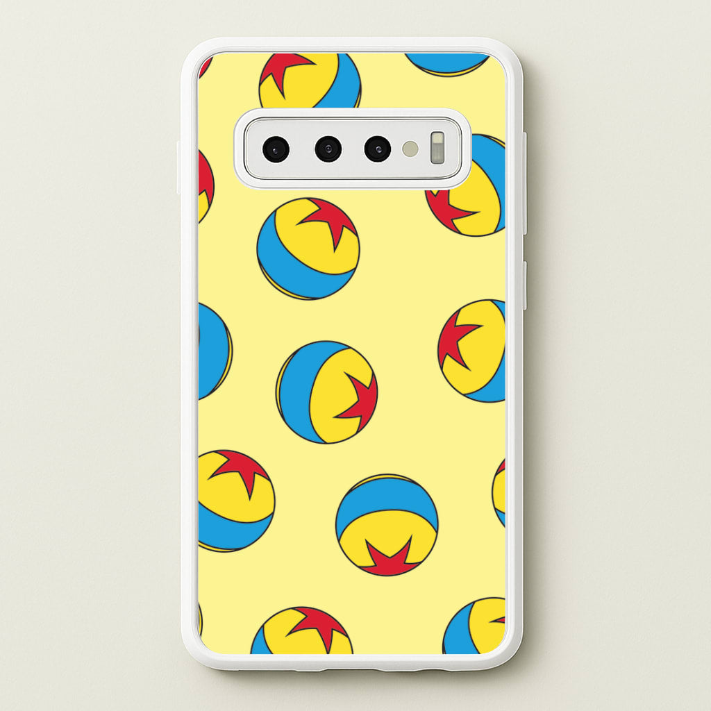 A Story Of Toys Ball Pattern Galaxy S10 Plus Case