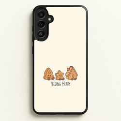 Gingerbread Plushies Quote Galaxy A36 Case